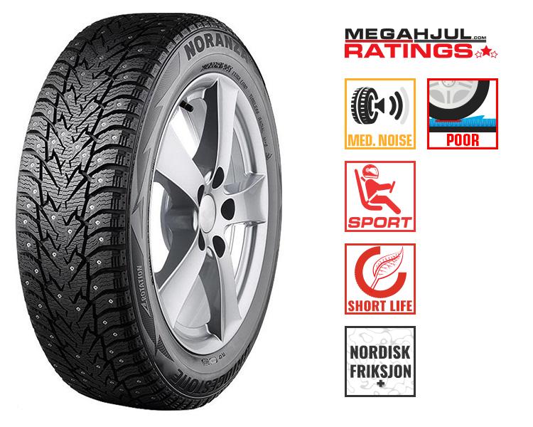 225/45R17 BRIDGESTONE NORANZA 001 DOT20/21 225/45 R17 94T