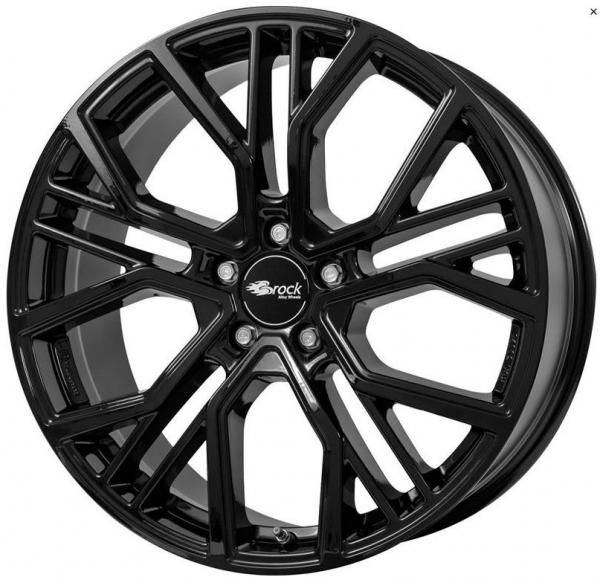 BROCK B41 GLOSS BLACK 20x8.5 5-114.3 ET54 CB67.1