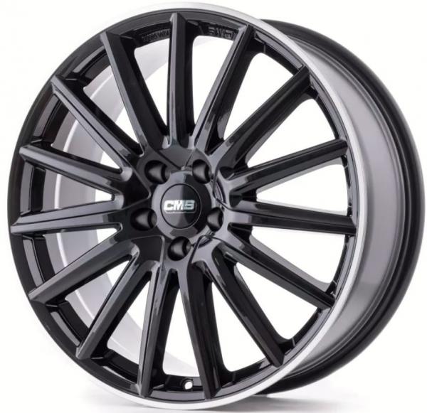 CMS C23 DIAMOND RIM BLACK GLOSS 17x7.5 5-112 ET40 CB66.5