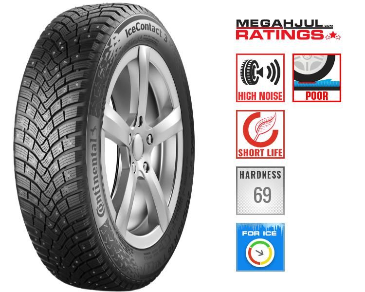 215/65R16 CONTINENTAL ICECONTACT 3 215/65 R16 102T