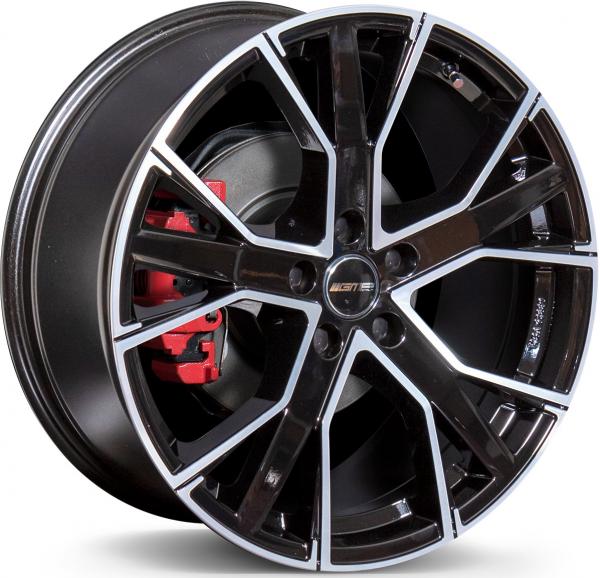 GMP GUNNER BLACK/DIA 19X8.5 5-112 ET45 CB66.5 BALL