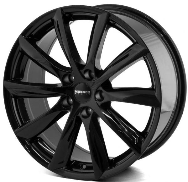 MONACO GP6 GLOSS BLACK 18x8 5-114.3 ET38 CB64.1