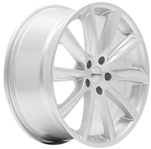 MONACO GP6 SILVER 18x8 5-112 ET45 CB66.5