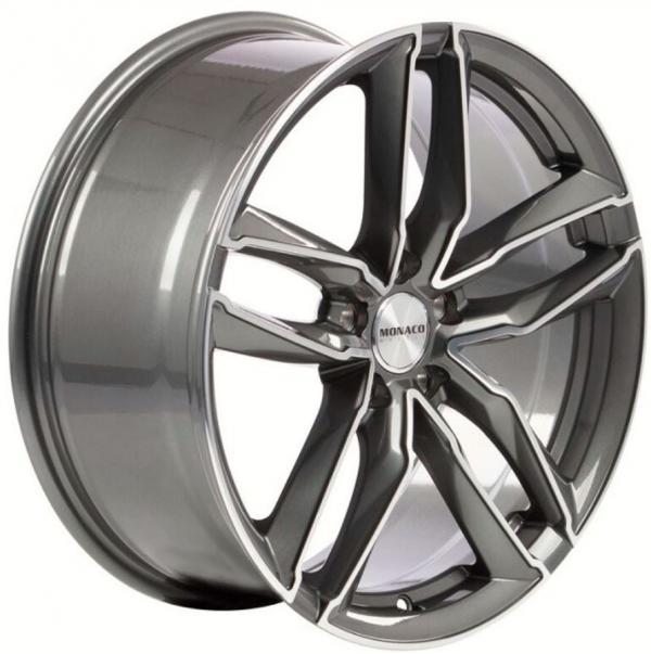 MONACO MC2 ANTHRACITE POLISHED 20x8.5 5-112 ET35 CB66.5