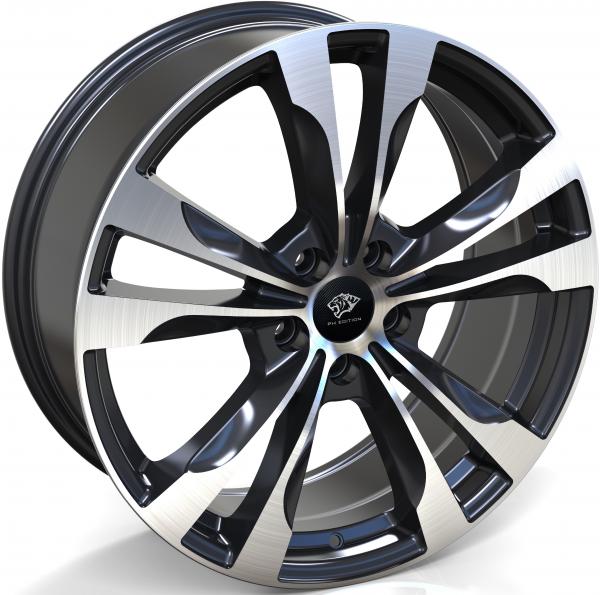 PH EDITION II MILES BLACK POLISHED 20x8.5 5-114.3 ET35 CB64.1