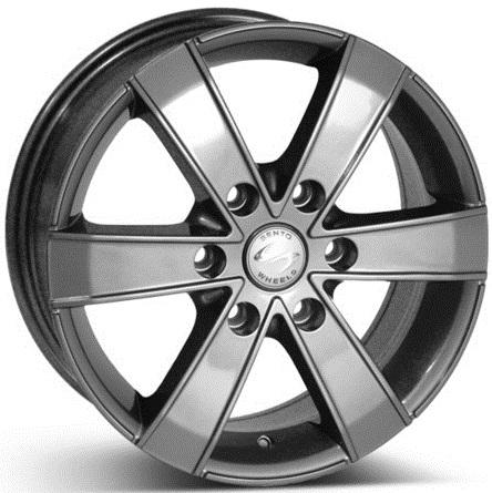 SENTO ZETA SILVER 16X7 6-130 ET60 CB84.1