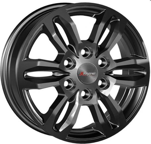 XTREME KV6 DARK ANTHRASITE 16x6.5 6-130 ET55 CB84.1 BALL