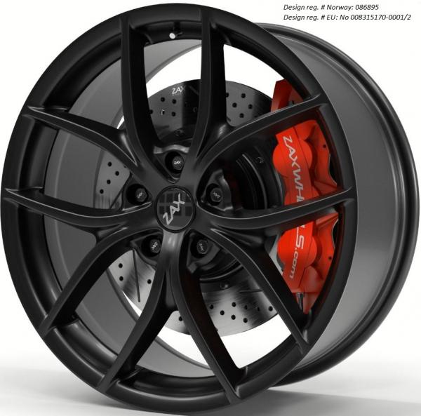 ZAX GFORCE SATIN BLACK 18x8 5-114.3 ET40 CB64.1 - ROTARY FORGED